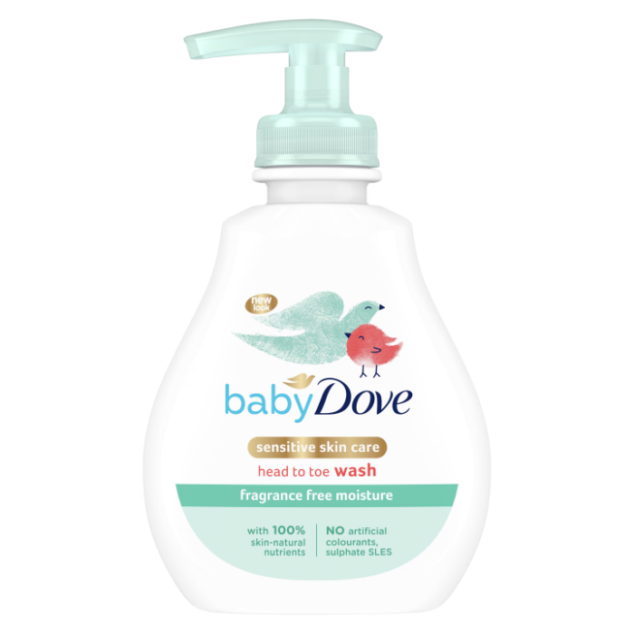 Dove Baby Head To Toe Wash Sensitive 400ml