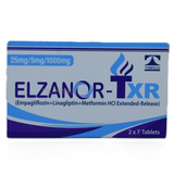 Elzanor Txr 25mg 5mg 1000mg Tabs 14s