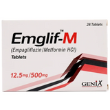 Emglif m 12.5/500gm tab 28s