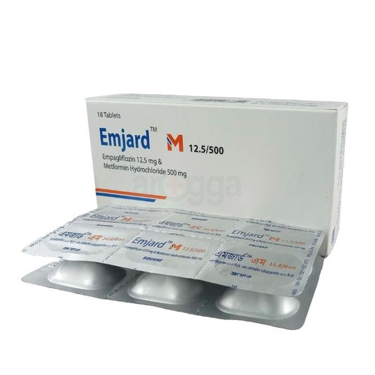 Emjard m tab 12.5/500mg - 14 Pack
