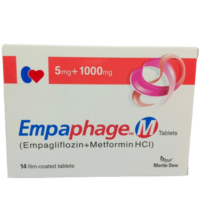 Empaphage M 5mg 1000mg Tablets