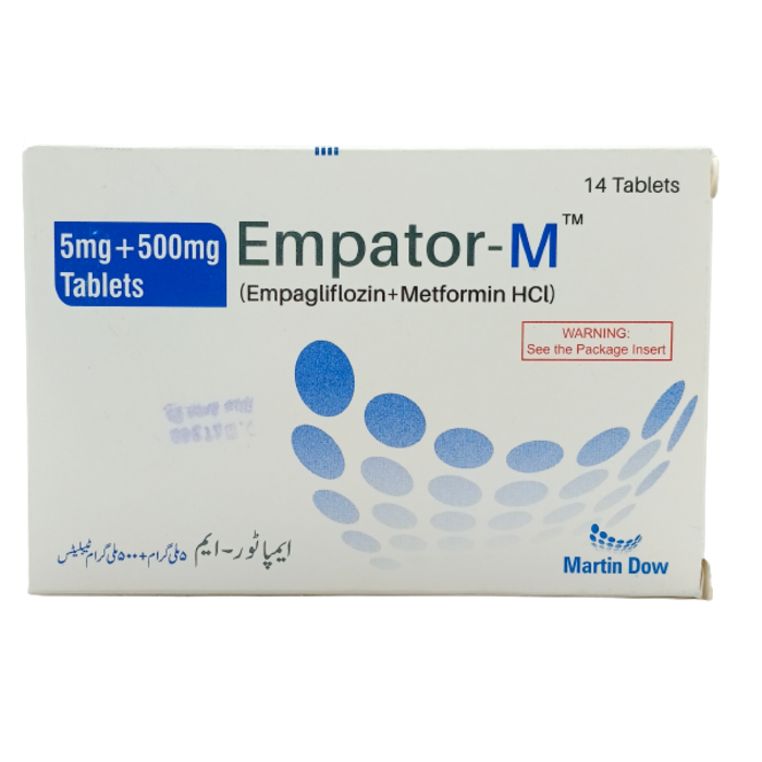 Empator M 5mg 500mg Tablets