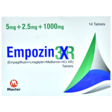 Empozin 3xr 5mg 2.5mg 1000mg tabs 14s