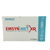 Emsyn Met Xr 12.5mg 1000mg Tablets