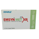 Emsyn Met Xr 25mg 1000mg Tablets