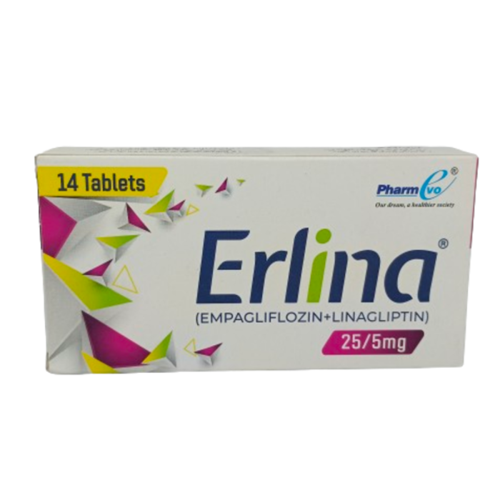 Erlina 25mg 5mg Tablets
