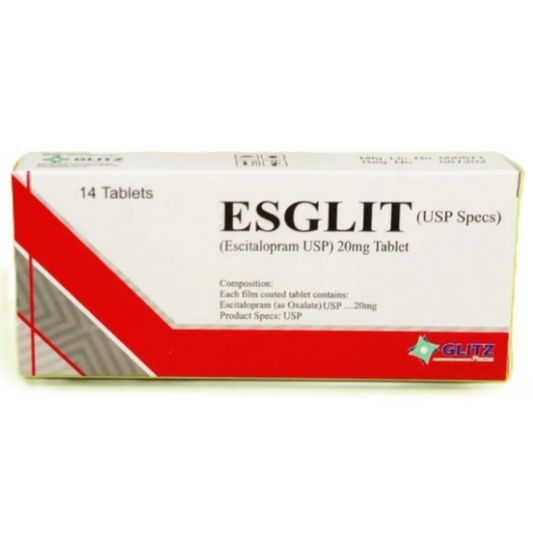 Esglit 20mg Tablets 14s