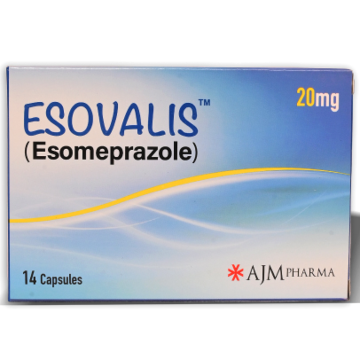 Esovalis 20mg caps 14s