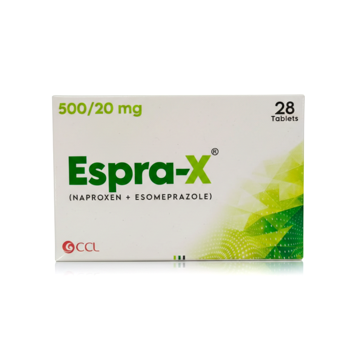 Espra x tab 500/20mg 28s