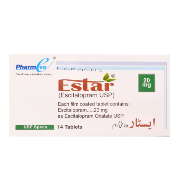 Estar 20mg Tablets
