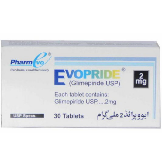 Evopride 2mg Tablets
