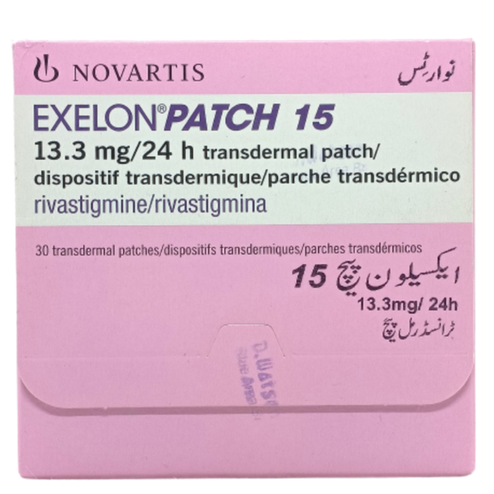 Exelon Patch 15 13.3mg 24h Pink