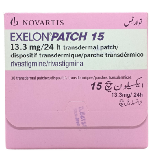 Exelon Patch 15 13.3mg 24h Pink