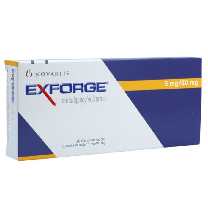 Exforge 5mg 80mg Tablets