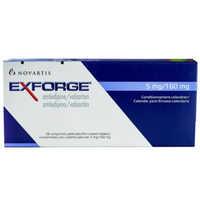 Exforge 5mg 160mg Tablets