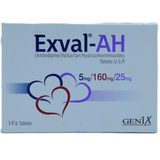 Exval Ah 5mg 160mg 25mg Tablets 14s