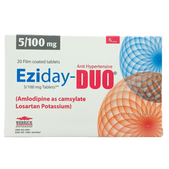 Eziday Duo 5mg 100mg Tablets