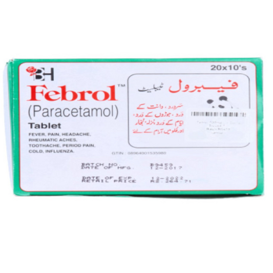 Febrol 500mg Tablets