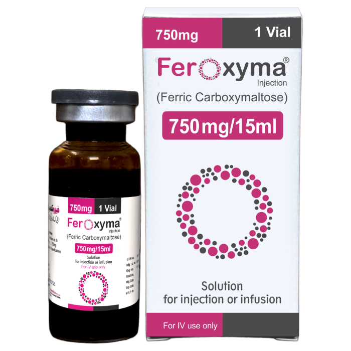 Feroxyma 750mg/15ml inj 1 vial