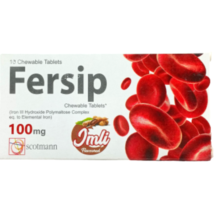 Fersip 100mg Chewable Tablets