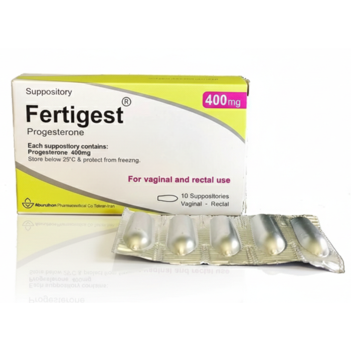 Fertigest 400mg suppositories 10s