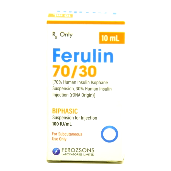 Ferulin 70/30 Insulin 10ml