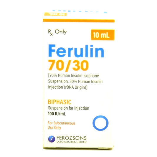 Ferulin 70/30 Insulin - - 10ml