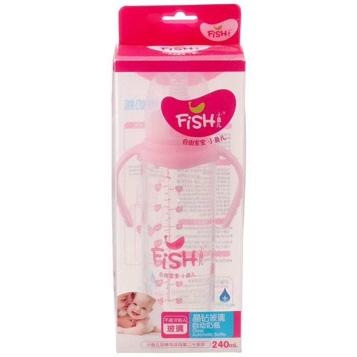 Fish Glass Feeder Bottle 240ml