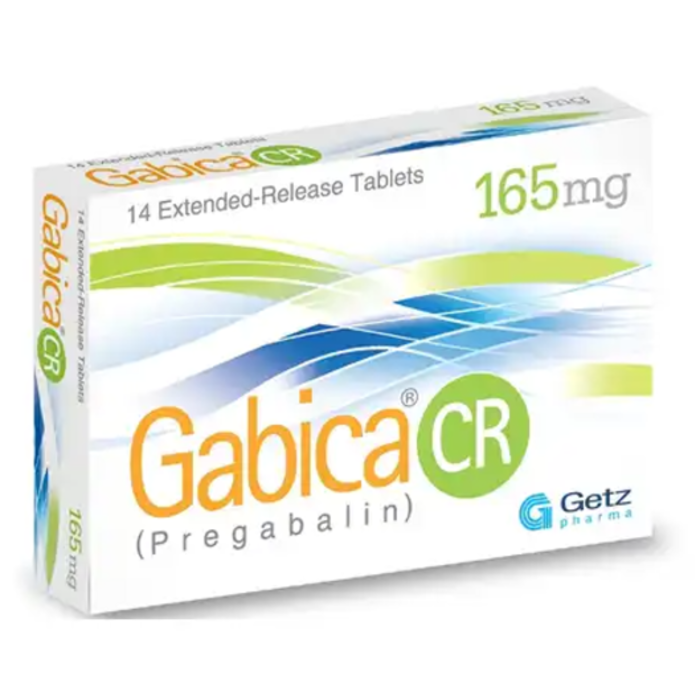 Gabica Cr 165mg Tabs 14s
