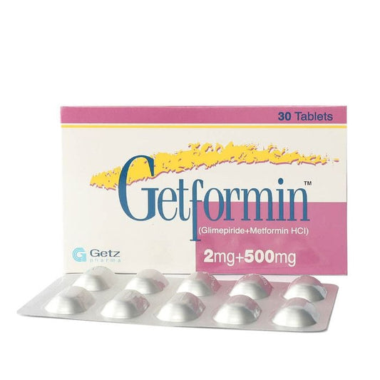 Getformin 2mg 500mg Tablets