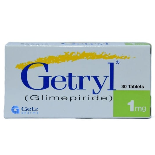 Getryl 1mg Tablets - 30 Pack