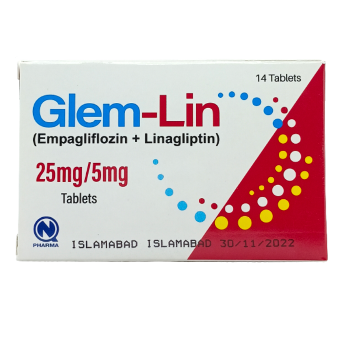 Glem Lin 25mg 5mg Tablets
