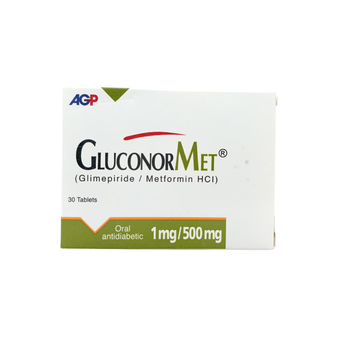 Gluconormet 1mg 500mg Tablets