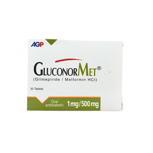 Gluconormet 1mg 500mg Tablets