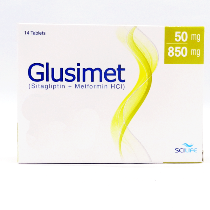 Glusimet 50mg   850mg Tablets 14s