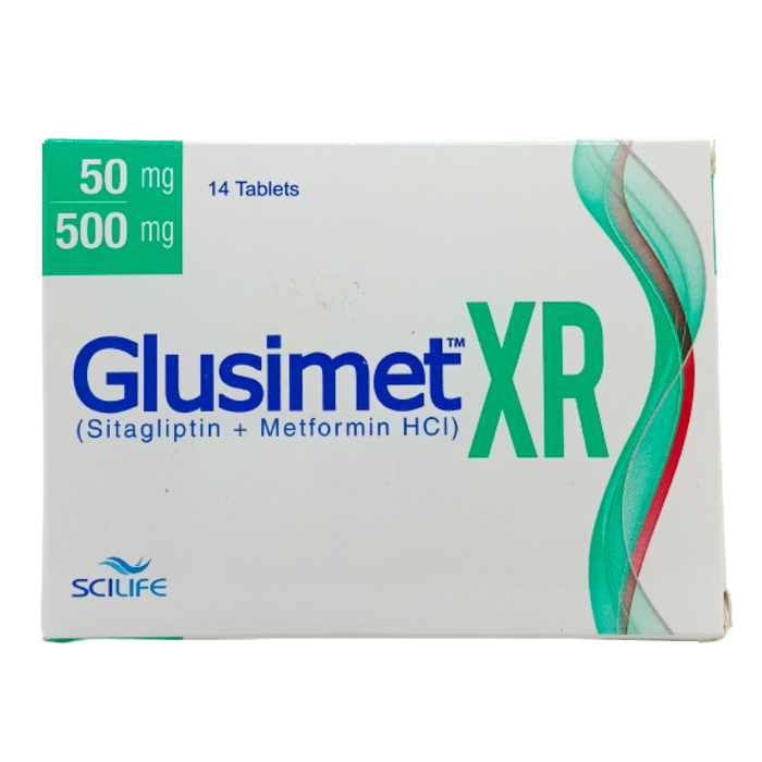 Glusimet Xr 500mg Tablets