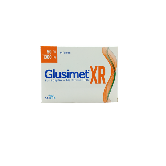 Glusimet Xr 50mg 1000mg Tablets