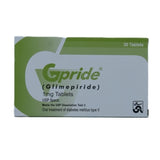 Gpride 1mg tab 30s