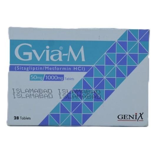 Gvia M 50mg 1000mg Tablets - 28 Pack