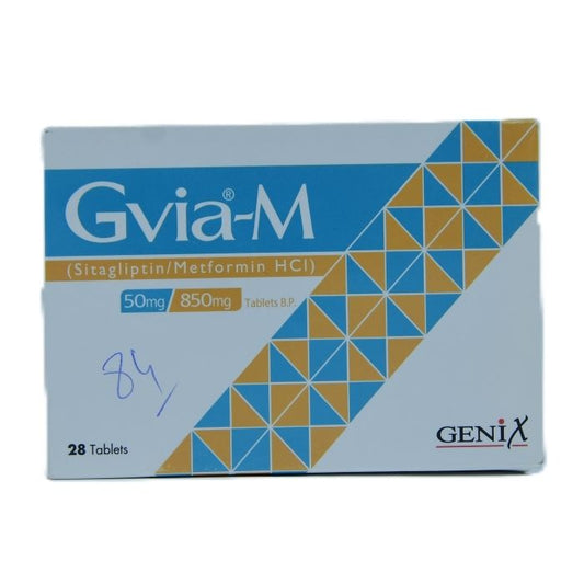 Gvia M 50mg 850mg Tab - 28 Pack