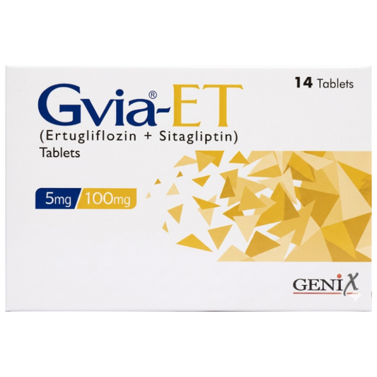 Gvia et 5mg 100mg tab