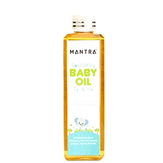 Hair Mantra Nourishing Baby Hair Oil 130ml With Organic & Pu