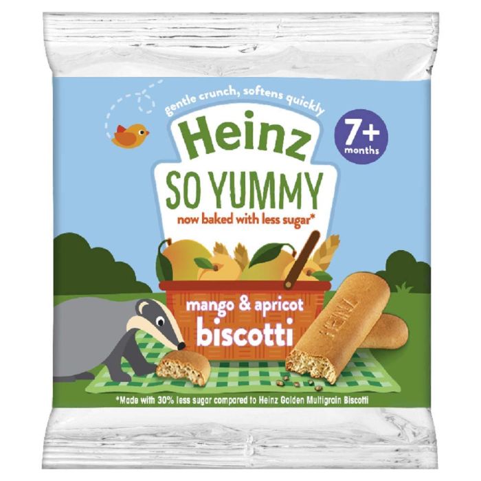 Heinz Mango & Apricot Biscotti Snack 60g
