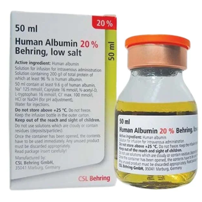 Human Albumin 20% 50ml Behring