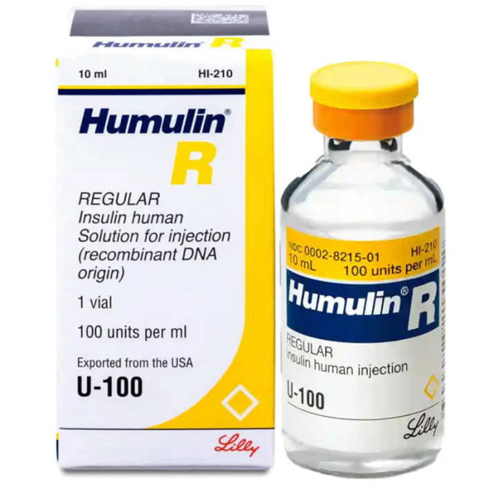 Humulin R 100 Inj 10ml