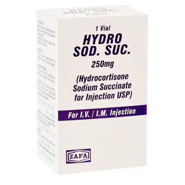 Hydro Sod Suc 250mg 1vail Inj