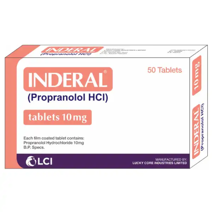 Inderal 10mg Tablets