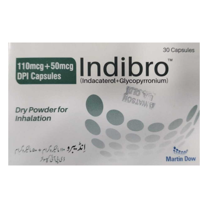 Indibro 110mcg 50mcg Capsules