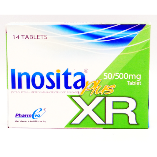 Inosita Plus Xr 50mg 500mg Tablets - 14 Pack