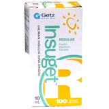 Insuget R 100iu Ml Inj